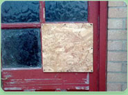 boarded up Bicester